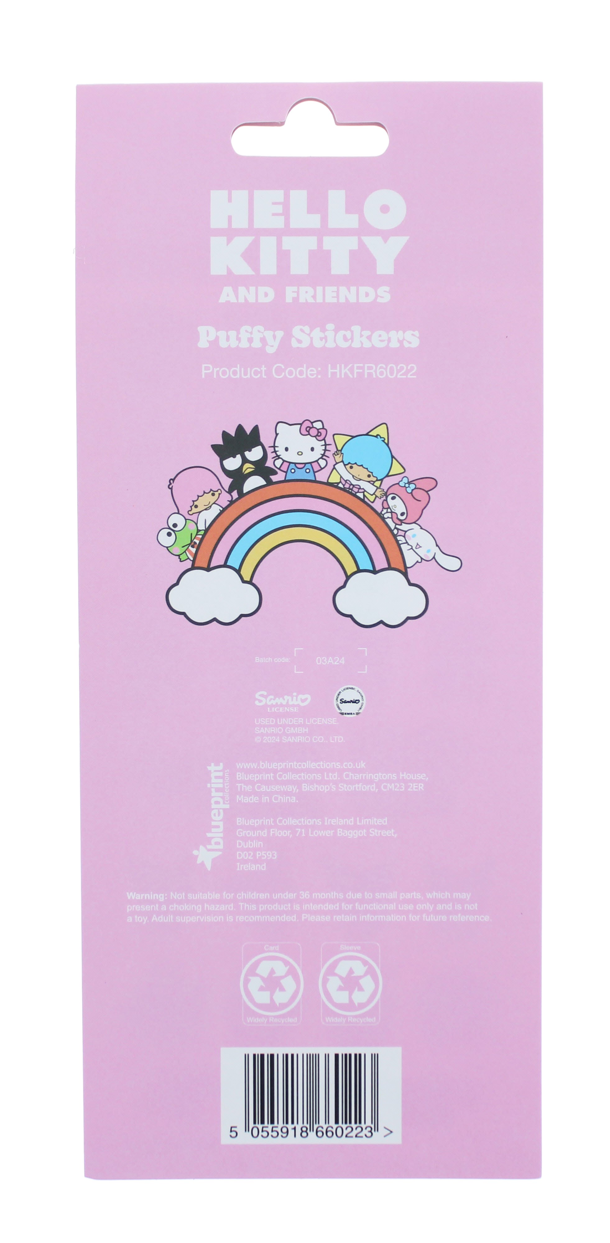 Set stickere - Hello Kitty & Friends | Blueprint Collections - 1 | YEO