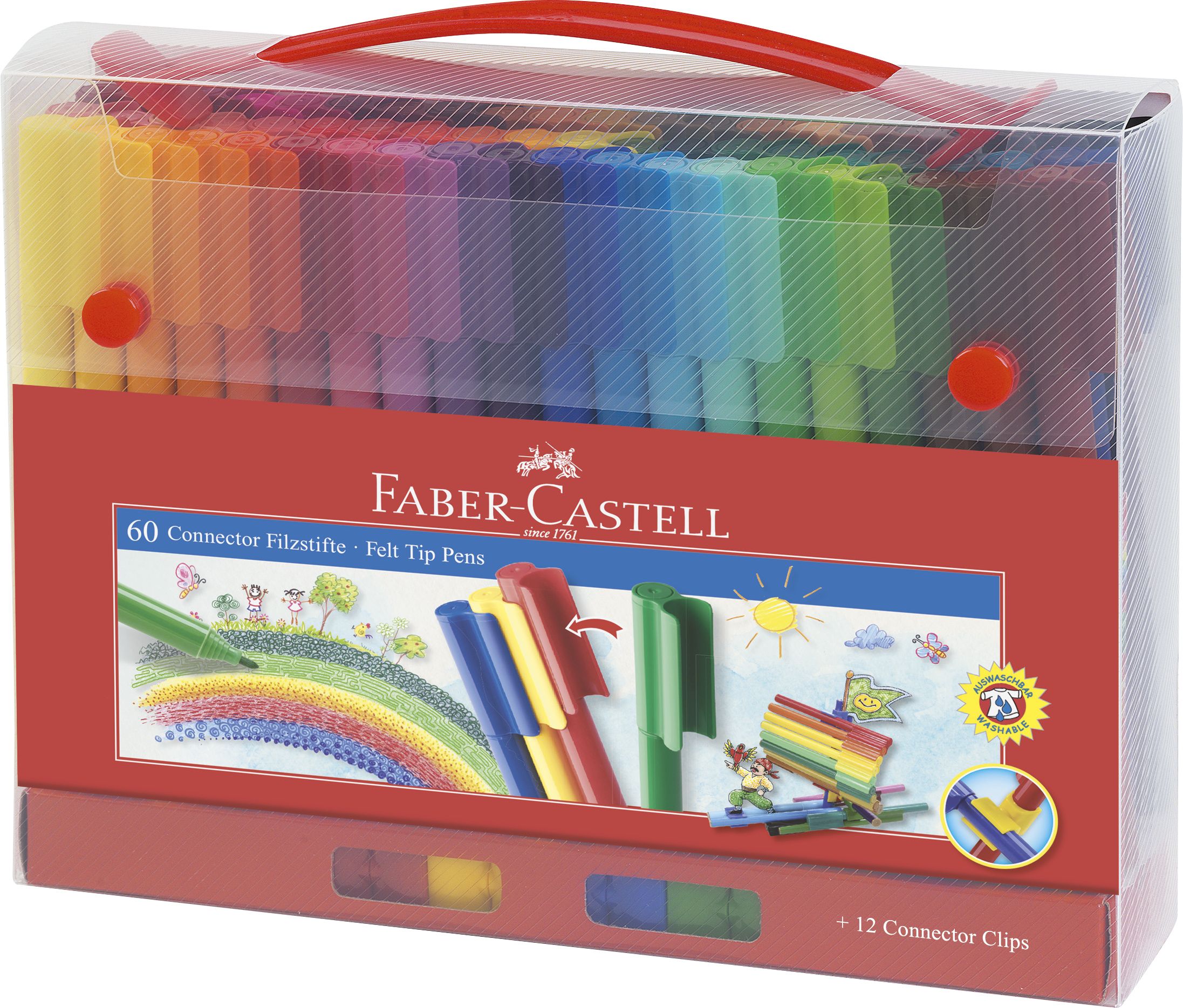 Set 60 carioci - Connector | Faber-Castell - 2 | YEO