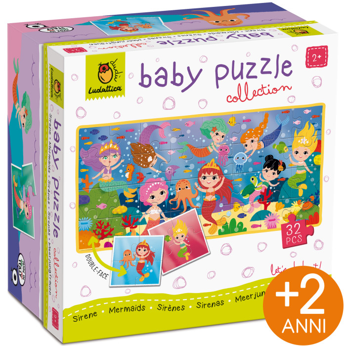 Puzzle 32 piese - Sirene | Ludattica - 1