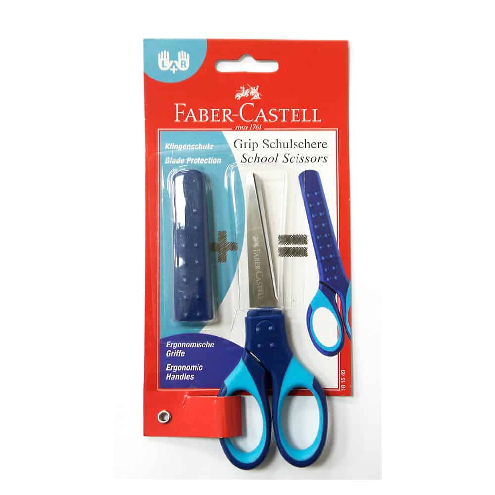 Foarfeca - Grip School Scissors | Faber-Castell - 1 | YEO