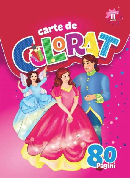 Carte de colorat - Pentru fete