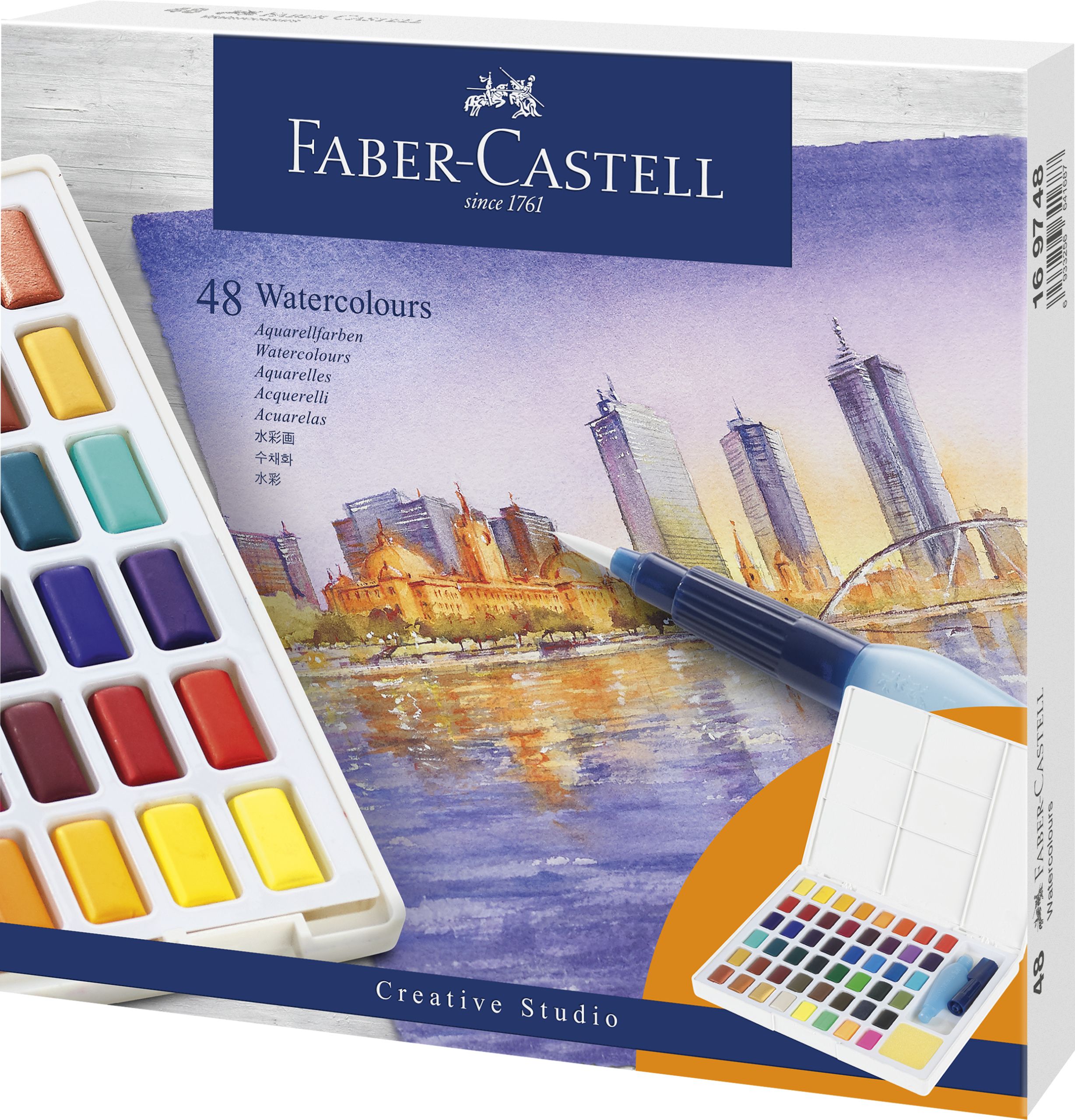 Set 48 acuarele - Faber-Castell - Creative Studio | Faber-Castell - 2 | YEO