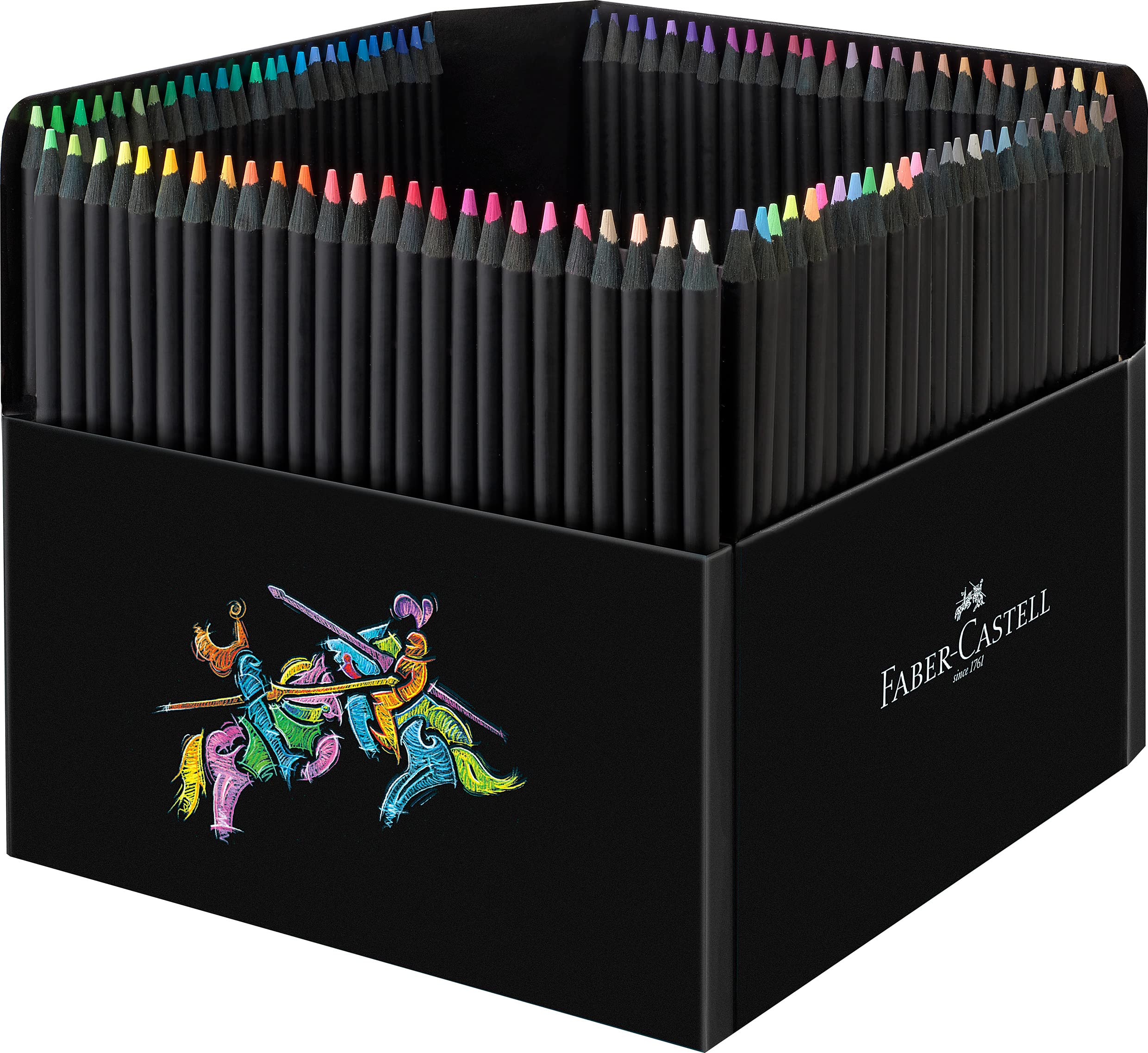 Set 100 creioane colorate - Black Edition | Faber-Castell