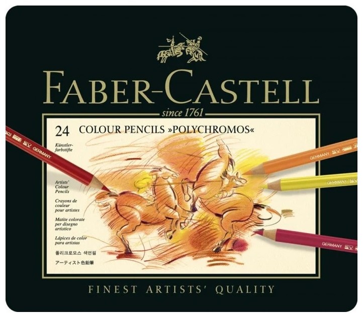 Set 24 creioane colorate - Polychromos | Faber-Castell - 2 | YEO