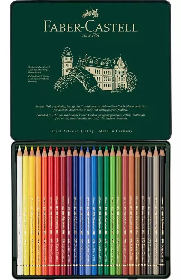 Set 24 creioane colorate - Polychromos | Faber-Castell - 1 | YEO