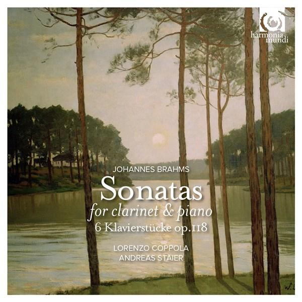 Brahms: Clarinet Sonatas (Sonatas for Clarinet and piano Op.120, 6 Klavierstücke Op.118) | Andreas Staier, Johannes Brahms, Lorenzo Coppola