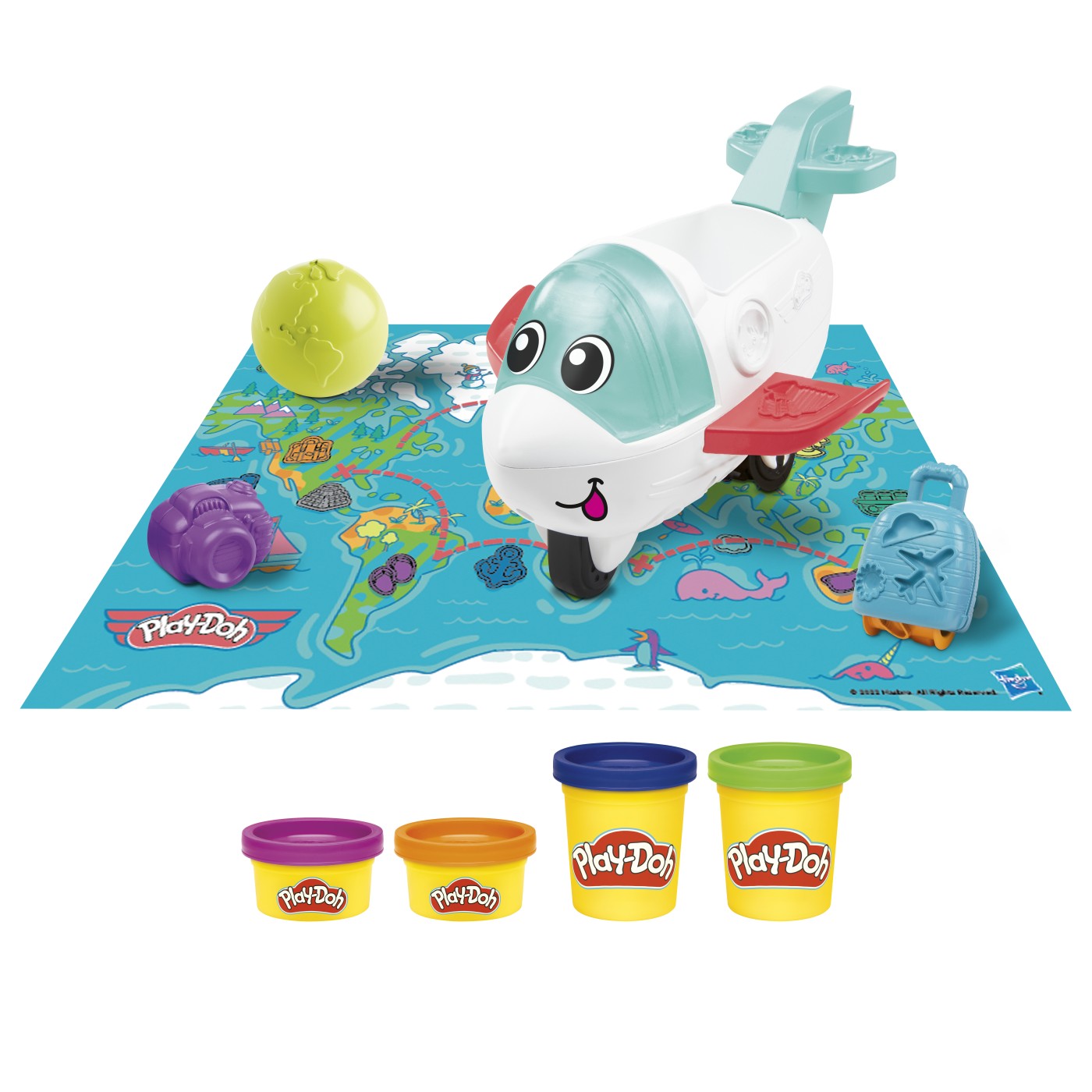 Set plastilina Play-Doh - Calatoreste cu avionul | Hasbro