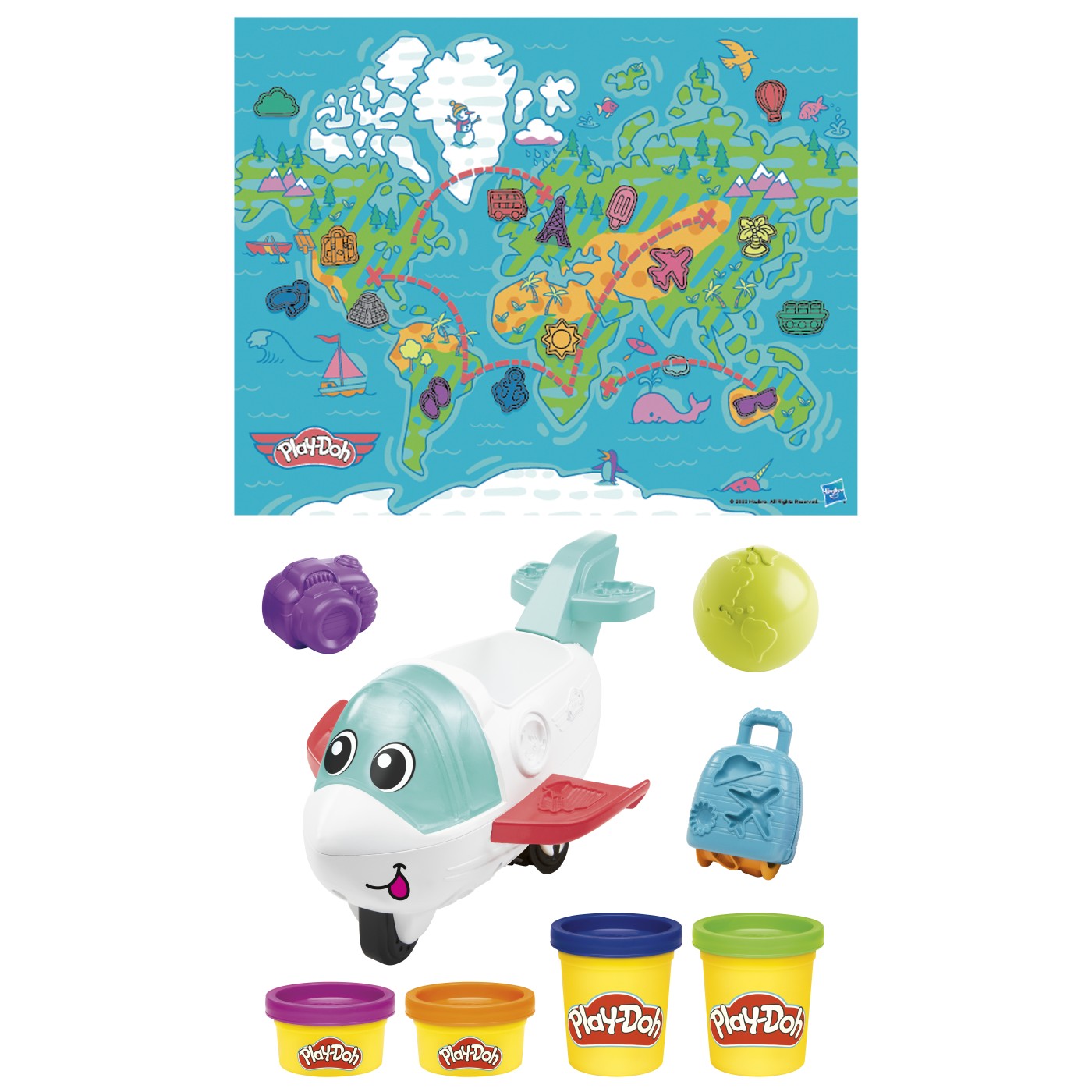 Set plastilina Play-Doh - Calatoreste cu avionul | Hasbro - 3 | YEO