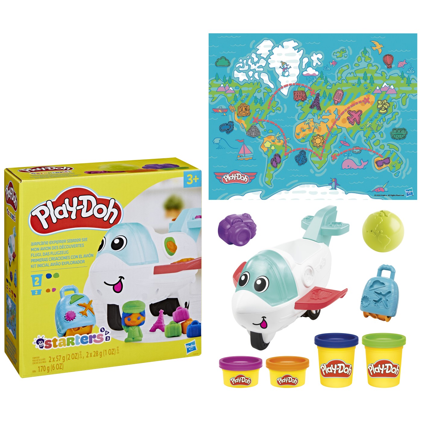 Set plastilina Play-Doh - Calatoreste cu avionul | Hasbro - 4 | YEO