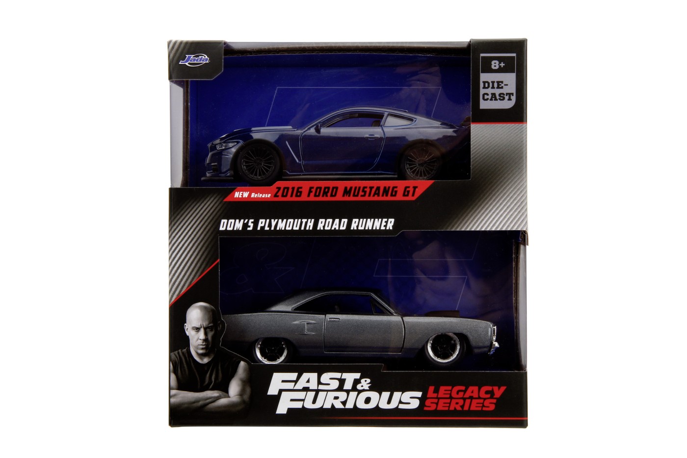 Set 2 masini - Fast & Furious - Ford Mustang | Jada Toys