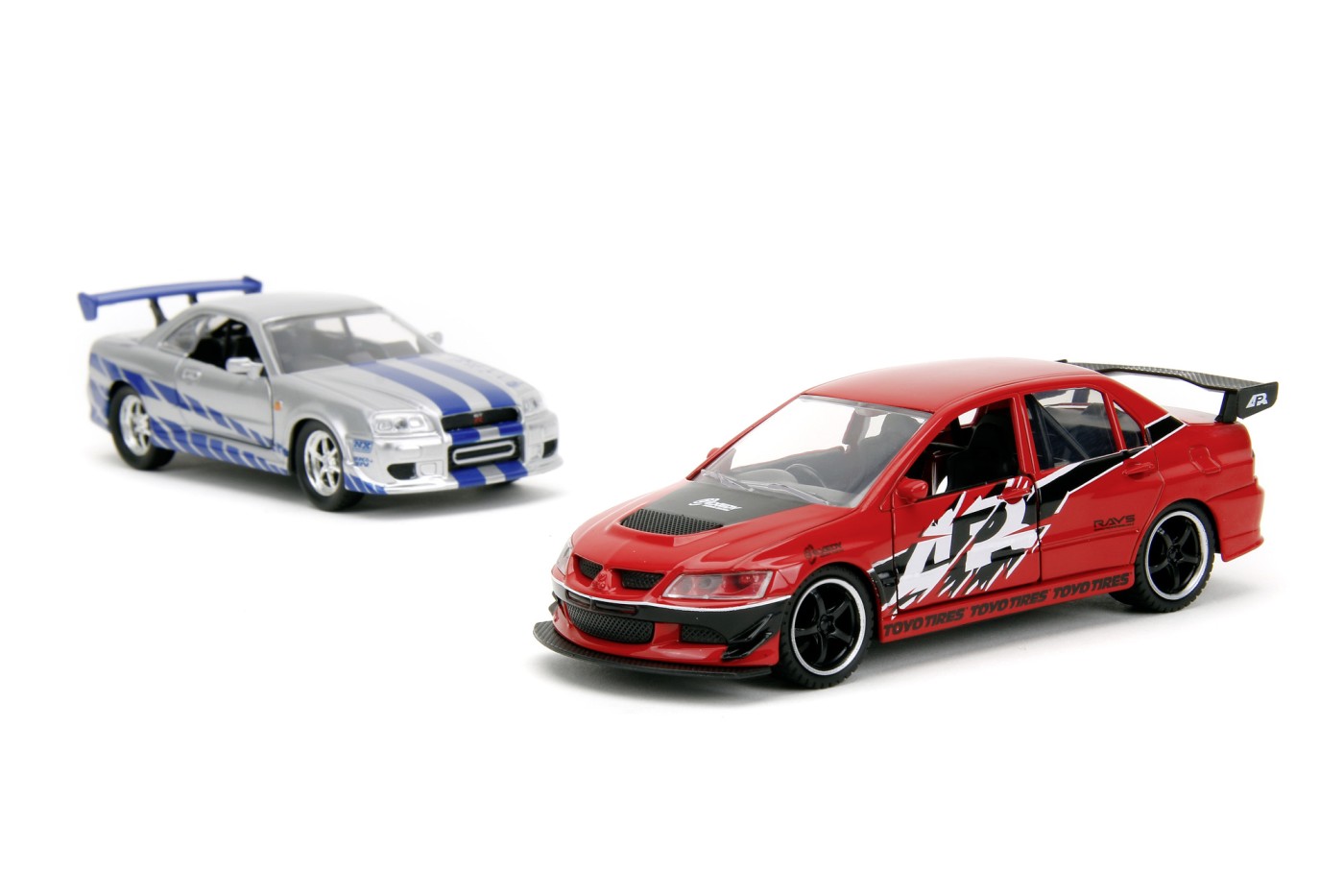 Set 2 masini - Fast & Furious - Mitubishi Lancer Evolution | Jada Toys - 3