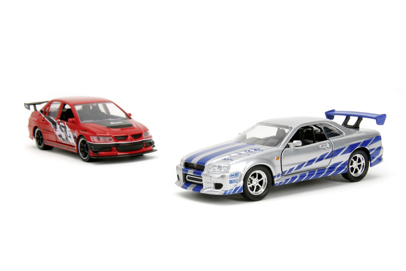 Set 2 masini - Fast & Furious - Mitubishi Lancer Evolution | Jada Toys - 2