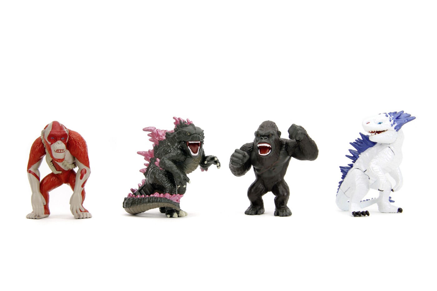 Set 4 figurine metalice - Godzilla x Kong | JadaToys