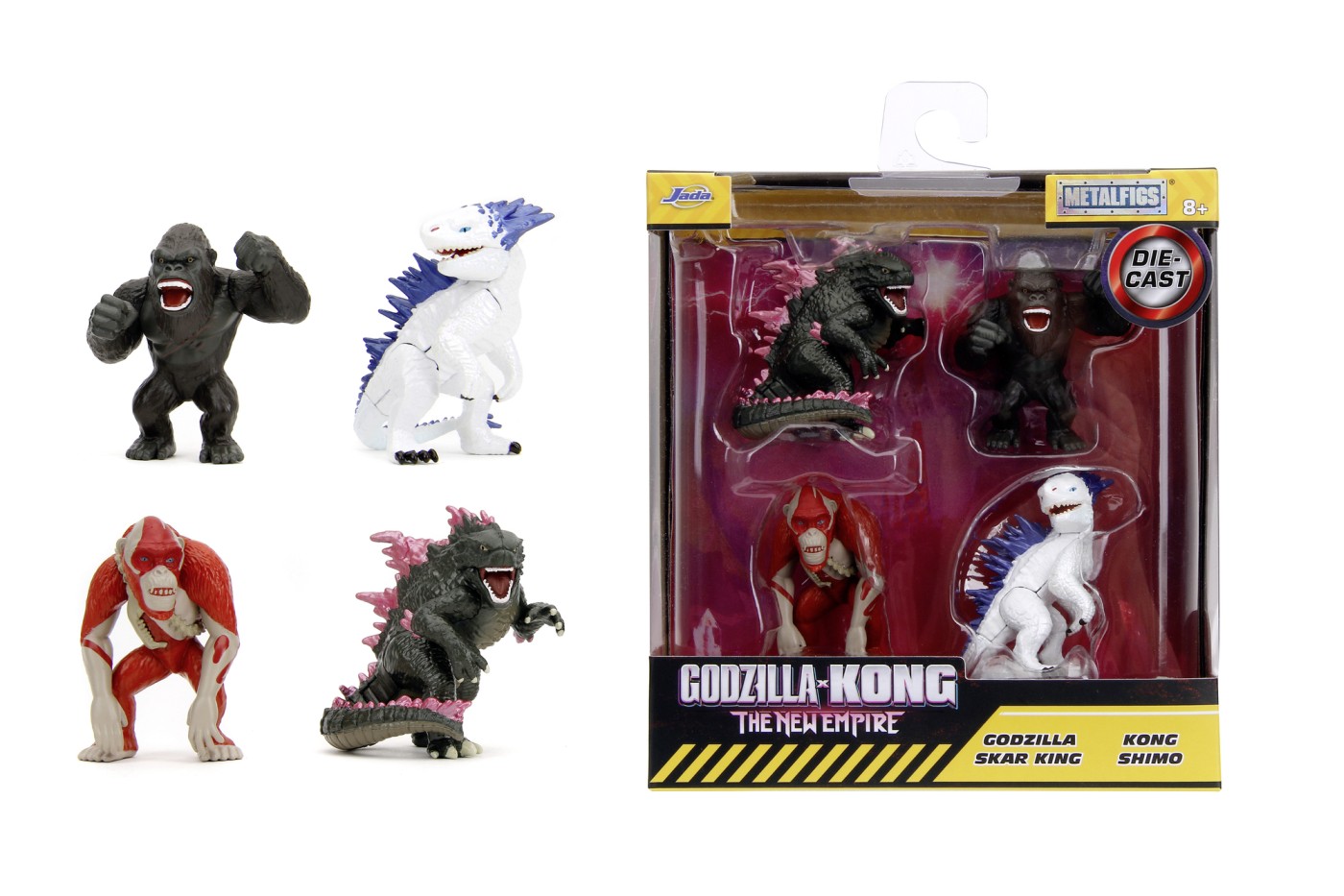 Set 4 figurine metalice - Godzilla x Kong | Jada Toys - 3 | YEO