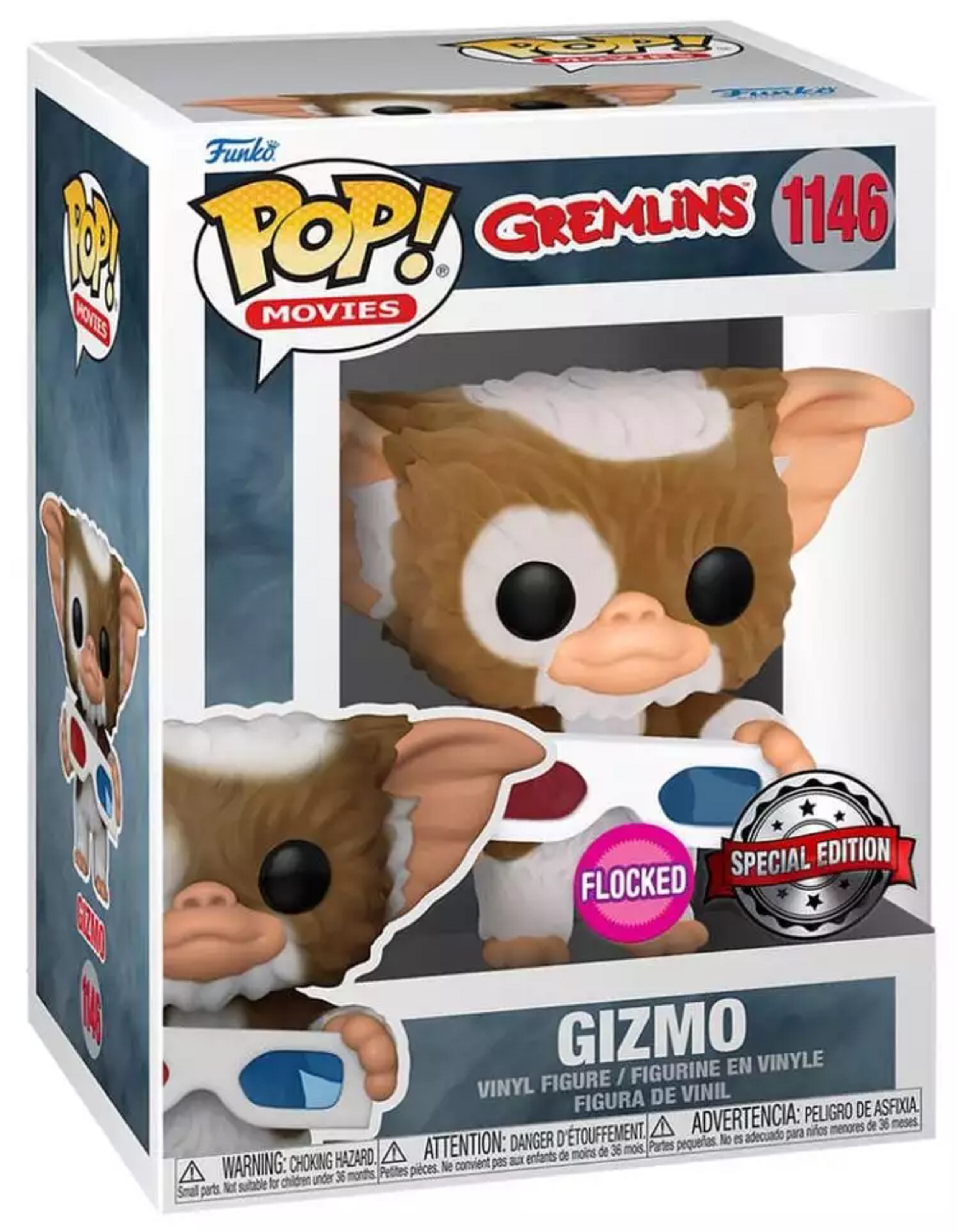 Figurina - Flocked - Gremlins - Gizmo