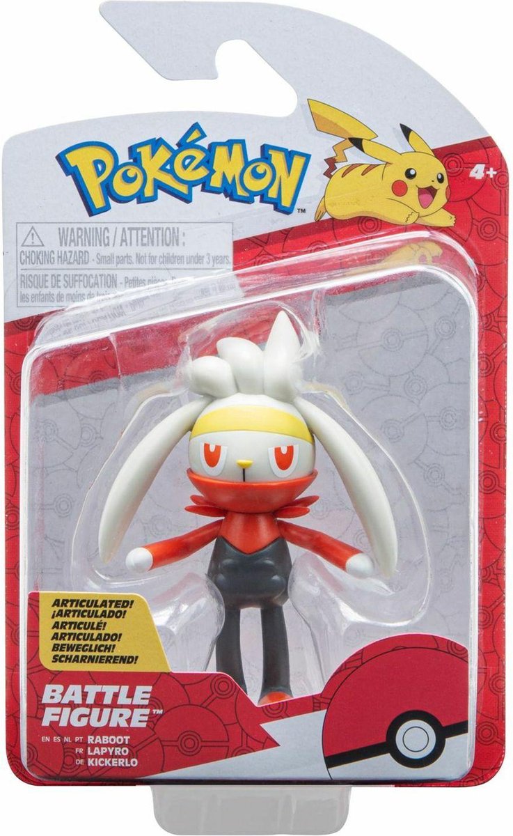 Figurina - Pokemon - Raboot | Jazwares - 1 | YEO