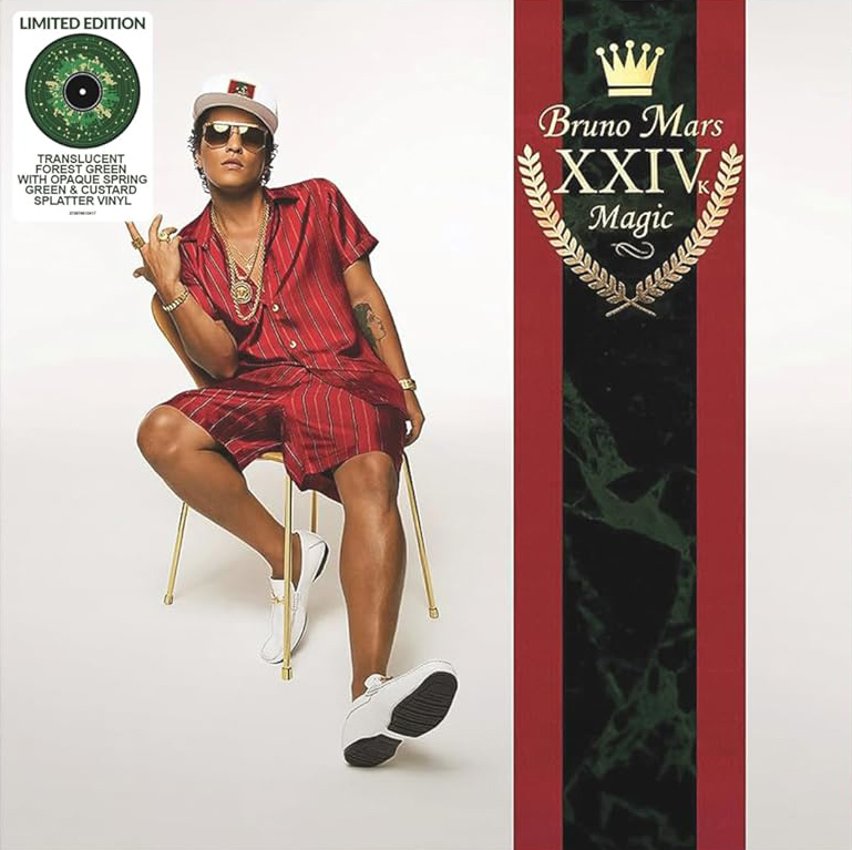 XXIVK Magic (Green Translucent with Spring Green and Custard Splatter Vinyl) | Bruno Mars - 1 | YEO