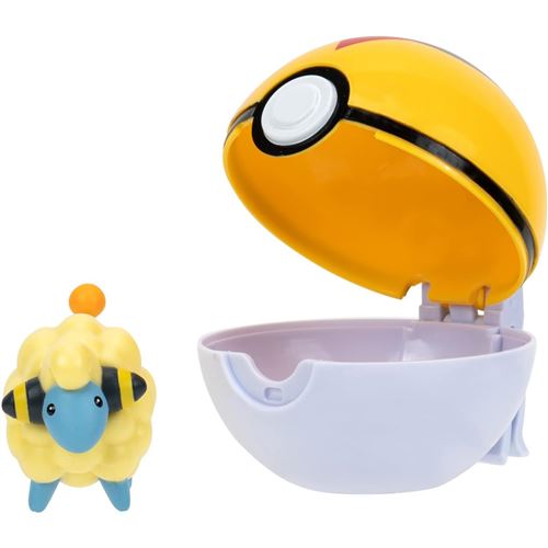 Set 2 figurine - Clip n Go - Pokemon - Mareep & Level Ball