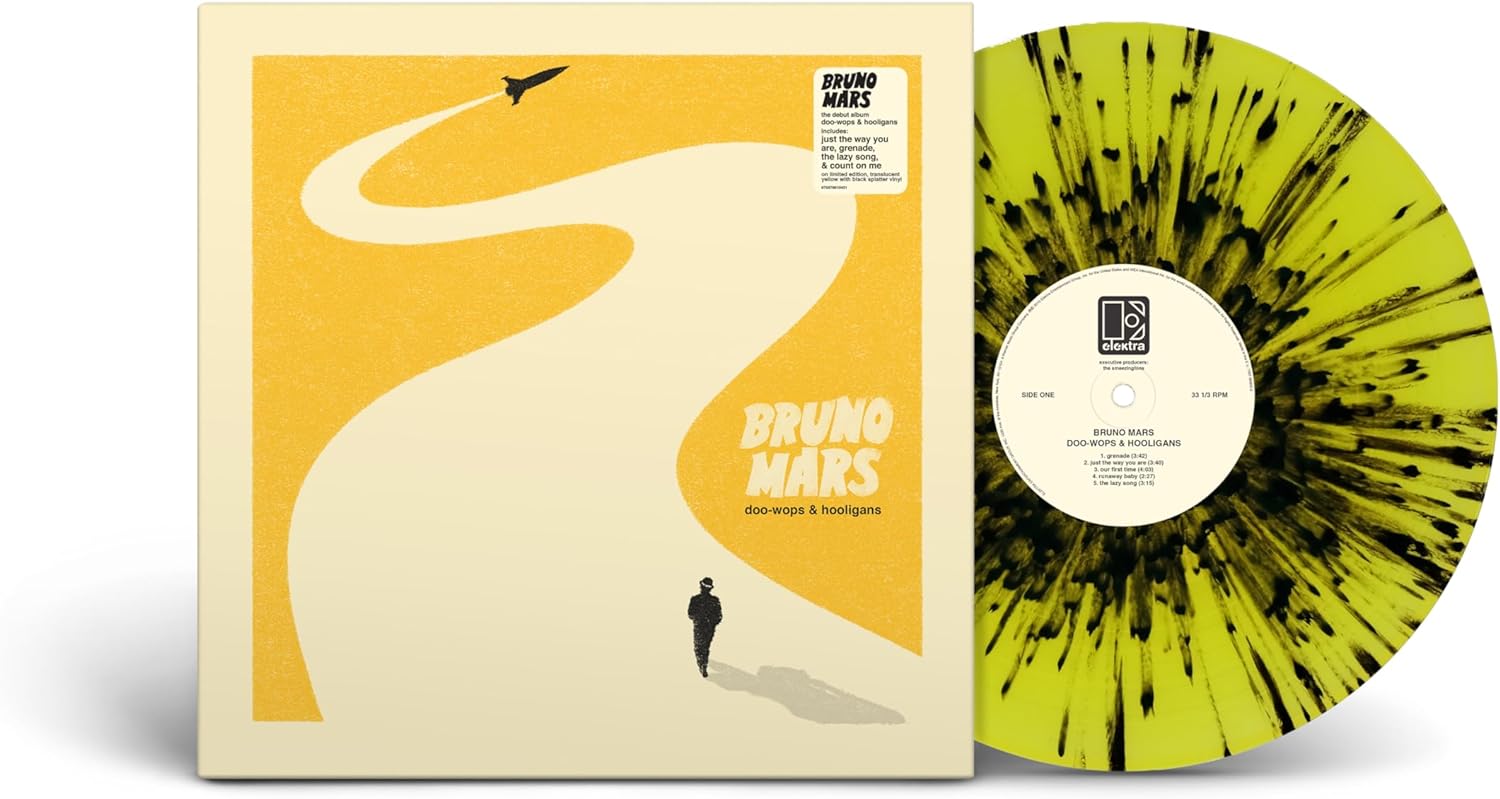 Doo-Wops & Hooligans (Translucent Yellow With Black Splatter Vinyl) | Bruno Mars