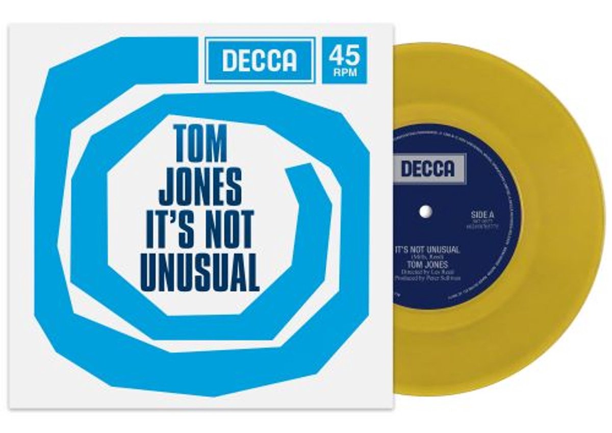 It\'s Not Unusual (Amber 7" Vinyl, 45RPM) | Tom Jones