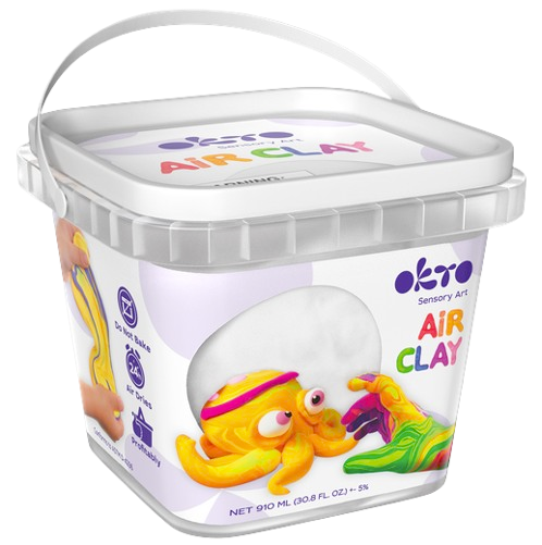 Set creatie - Air Clay, White | Okto Clay