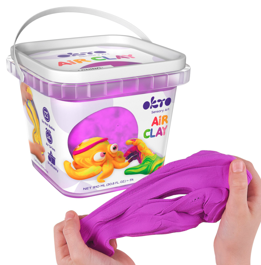 Set creatie - Air Clay, Purple | Okto Clay