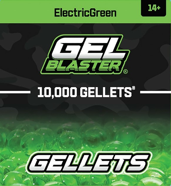 Pachet 10 000 bile din gel - Gellets - Electric Green | Gel Blaster - 5 | YEO