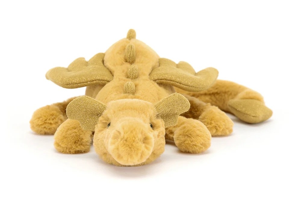 Jucarie de plus - Golden Dragon - Little | Jellycat - imagine 4