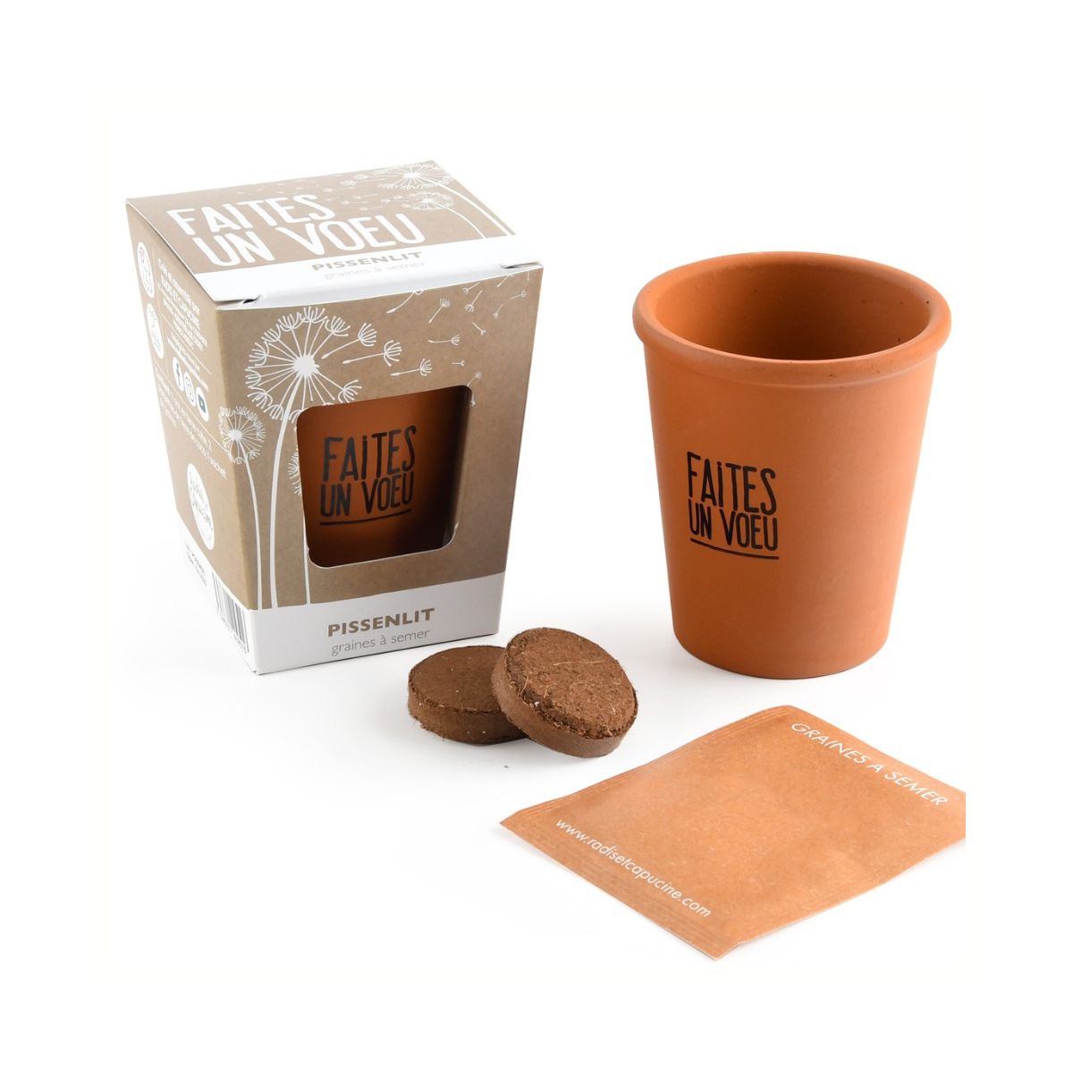 Kit de plantare - Galbenele | Radis et Capucine