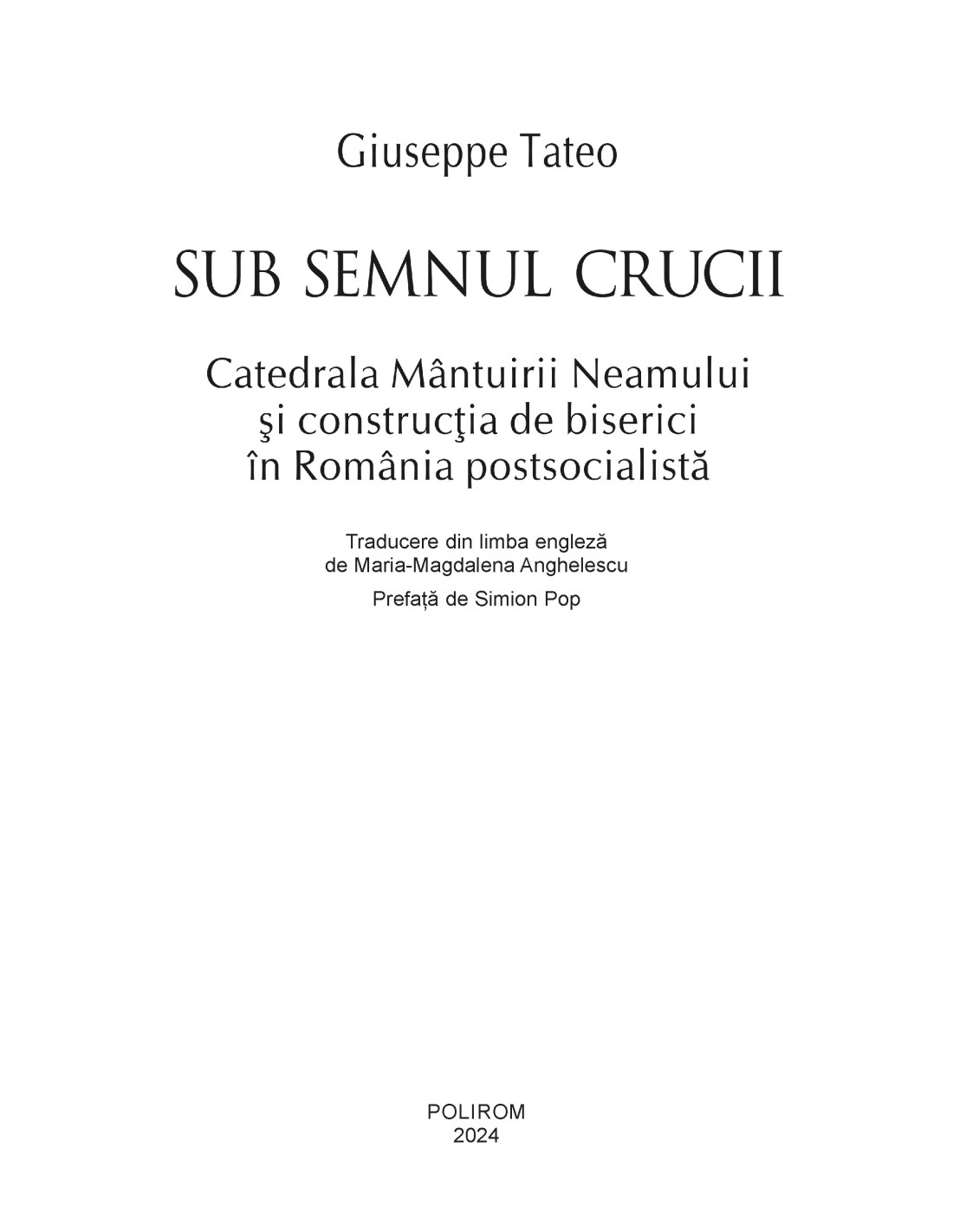 Sub semnul crucii | Giuseppe Tateo - 1 | YEO