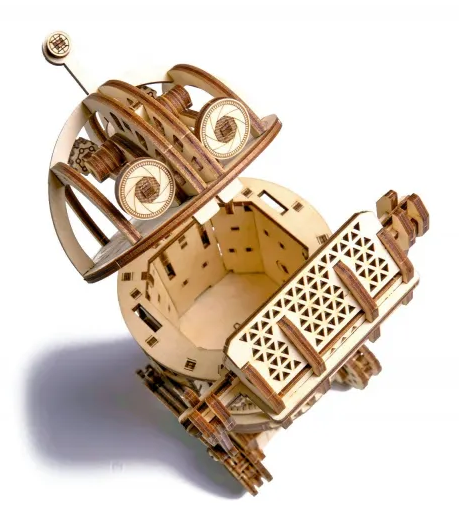 Puzzle mecanic - Robotelul Gunoier Spatial | Wood Trick