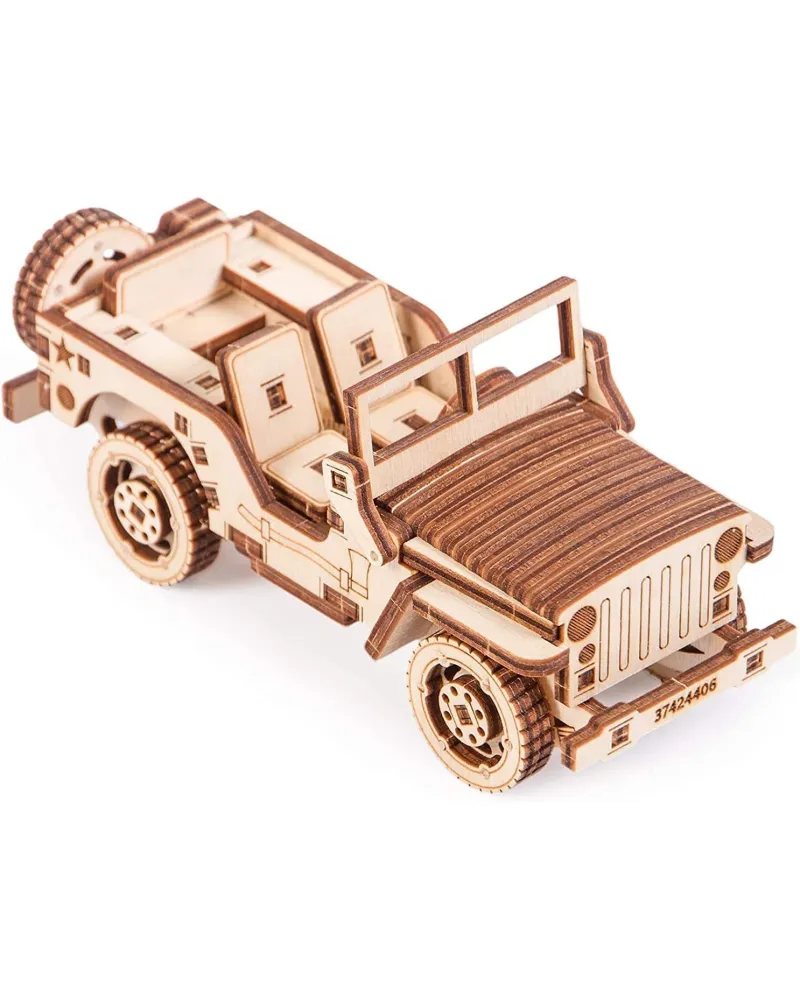 Puzzle mecanic - SUV Militar | Wood Trick