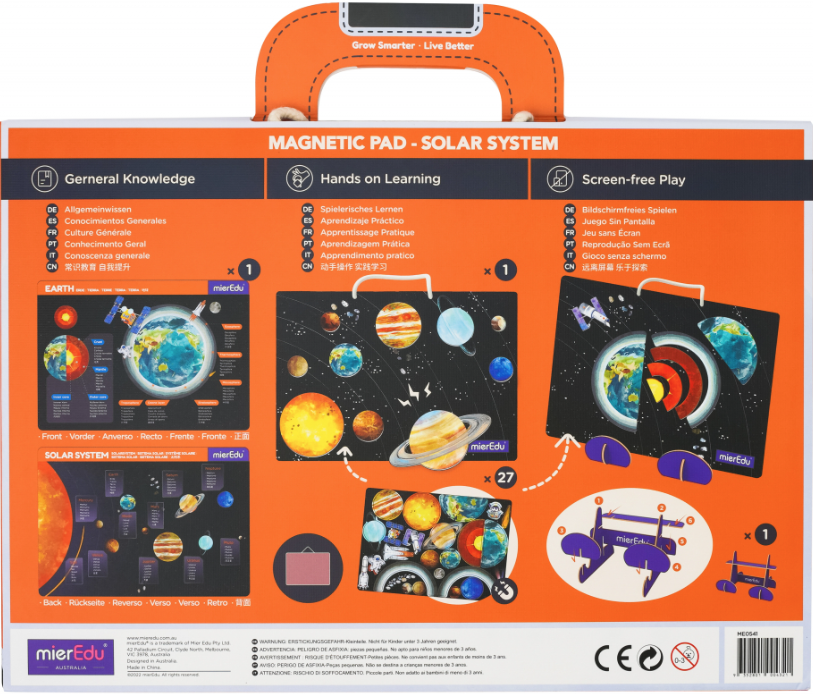 Joc magnetic educativ – Sistemul solar | MierEdu - 2