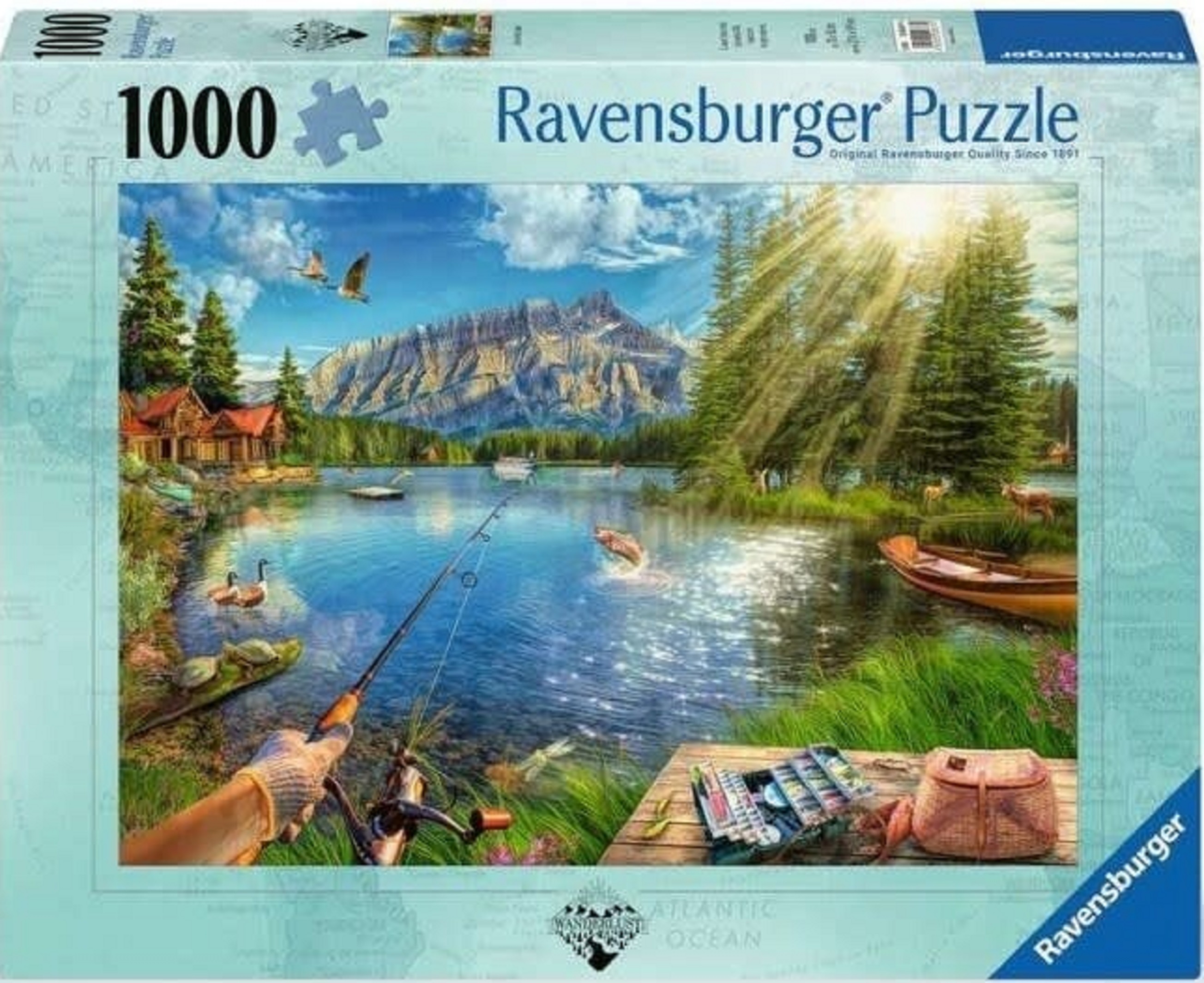 Puzzle 1000 piese - Viata la lac | Ravensburger - 1 | YEO