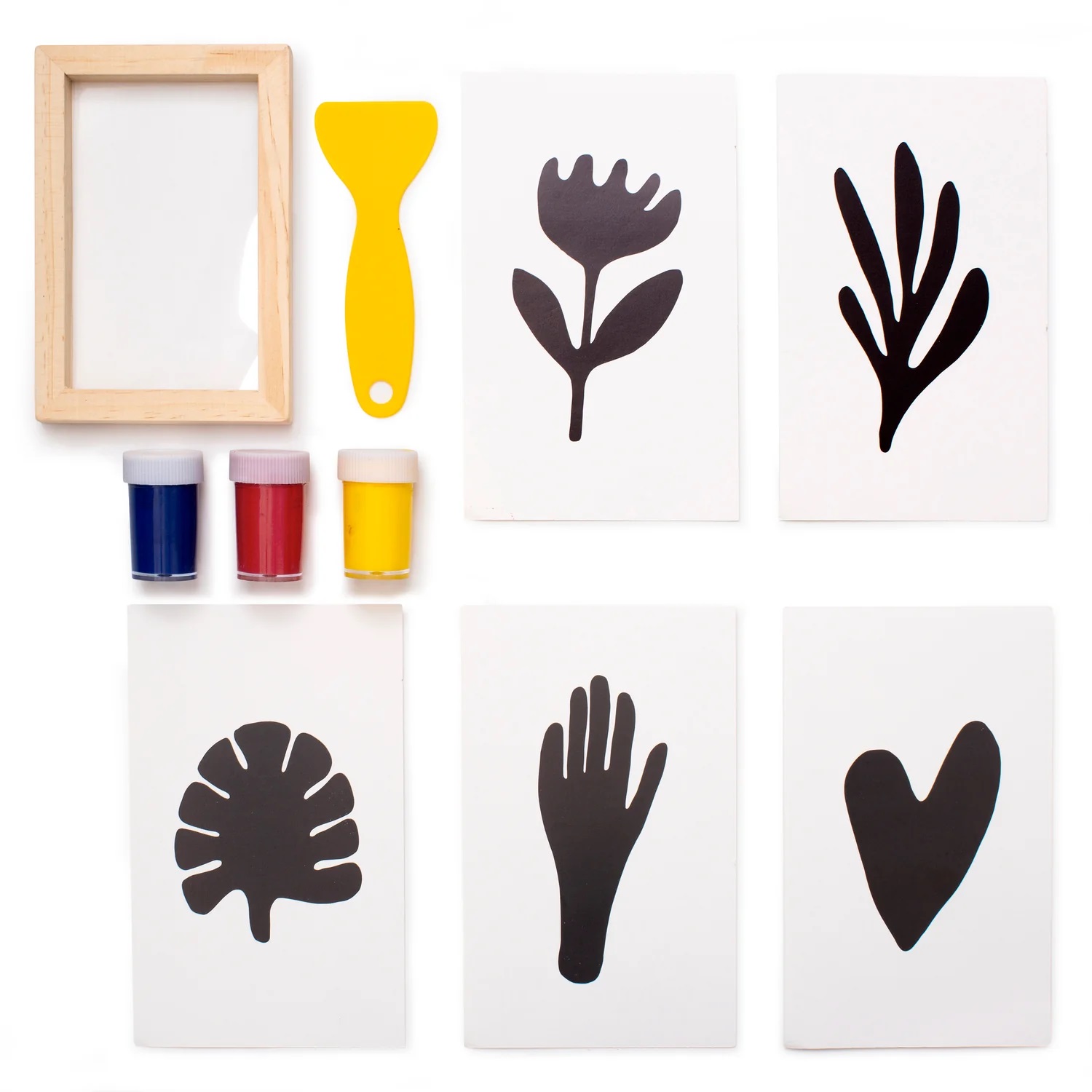 Kit serigrafie - Crafters - Make Your Own Screen Prints | Kikkerland - 1 | YEO