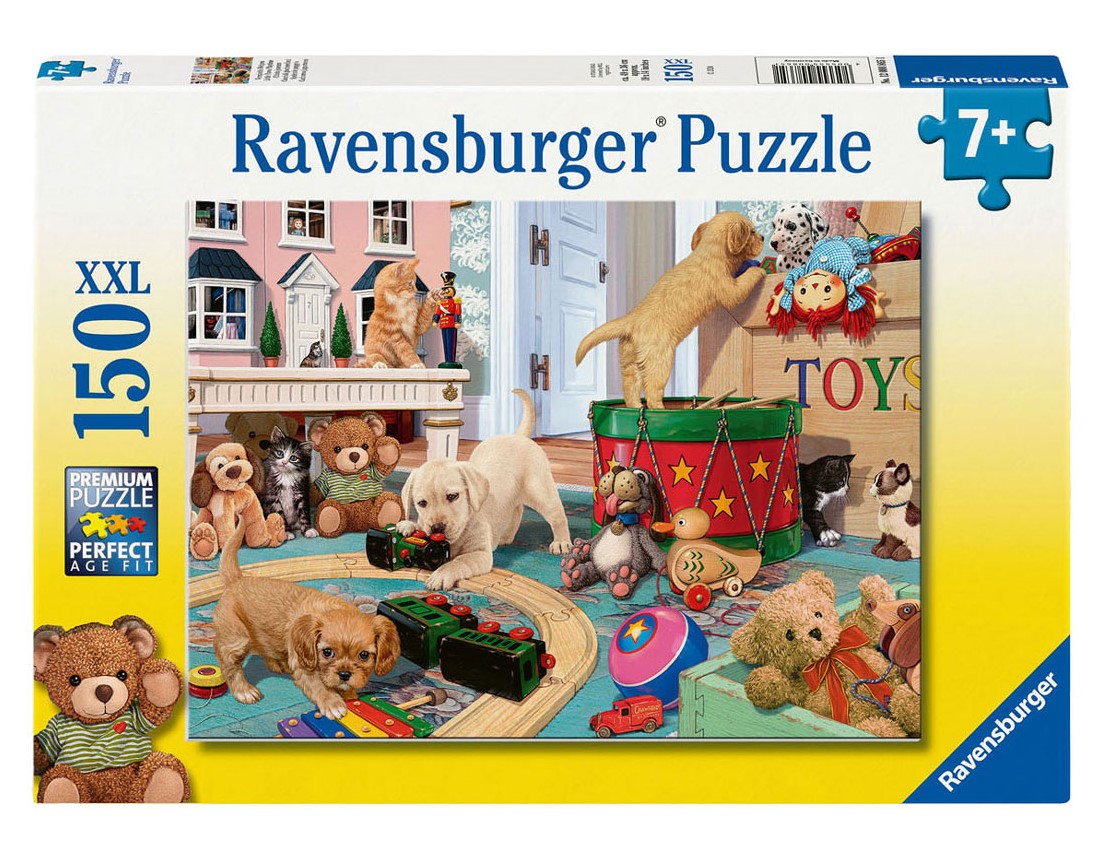 Puzzle 150 piese - Catei si jucarii | Ravensburger - 1