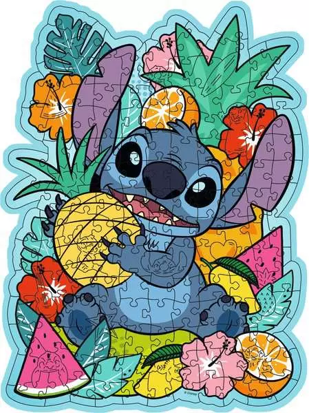 Puzzle din lemn 150 piese - Disney - Lilo & Stitch - Sticht | Ravensburger - 1 | YEO