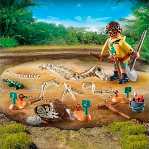 Set - Sapaturi arheologice - Schelet de dinozaur | Playmobil