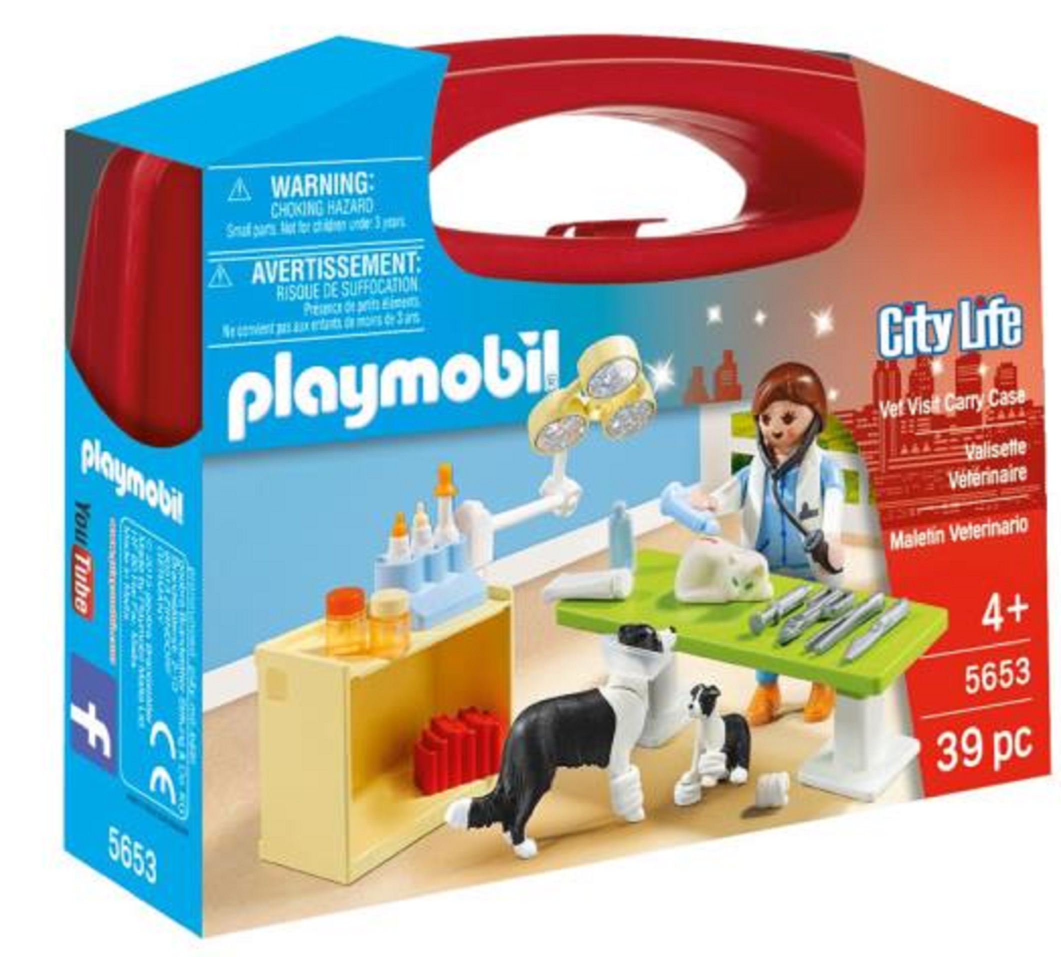 Jucarie - Set portabil - In vizita la veterinar | Playmobil