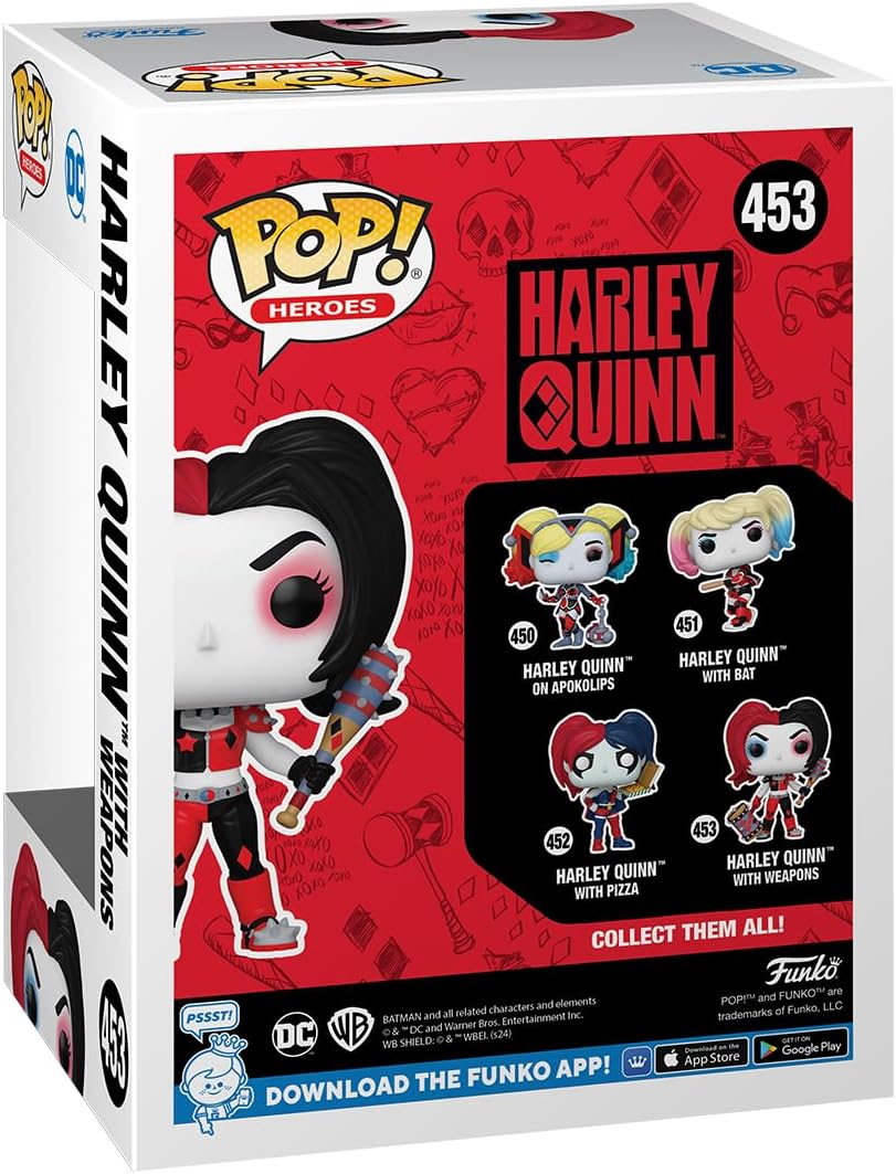 Figurina - Pop! Heroes - Harley Quinn with Weapons | Funko - 1 | YEO