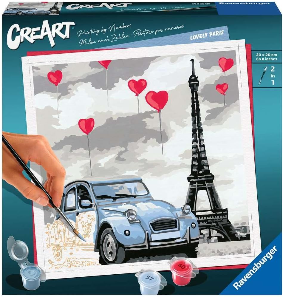 Set pictura pe numere - Creart - Paris | Ravensburger - 5 | YEO