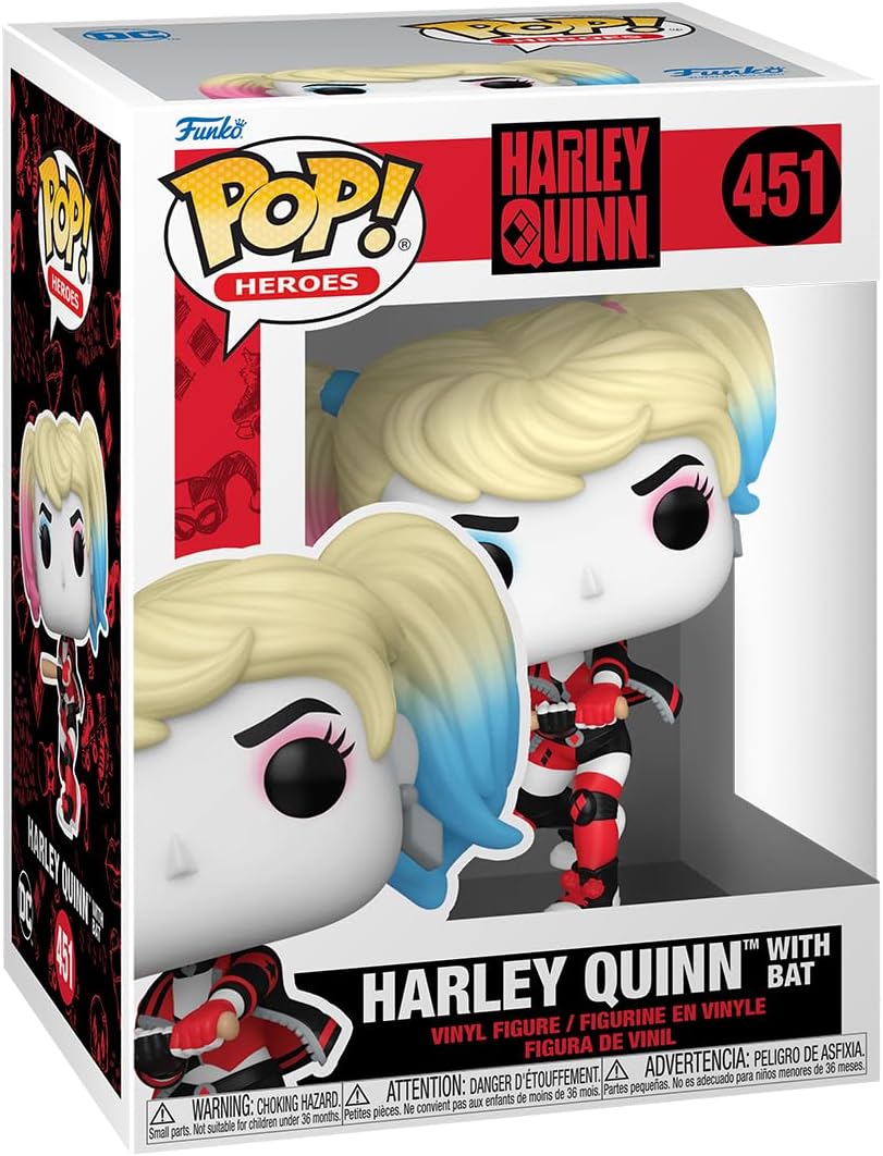 Figurina - Pop! Heroes - Harley Quinn with Bat | Funko - 2 | YEO