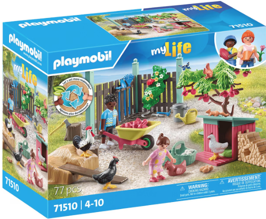 Set joaca - Mica ferma de pui din gradina casutei | Playmobil - 2 | YEO