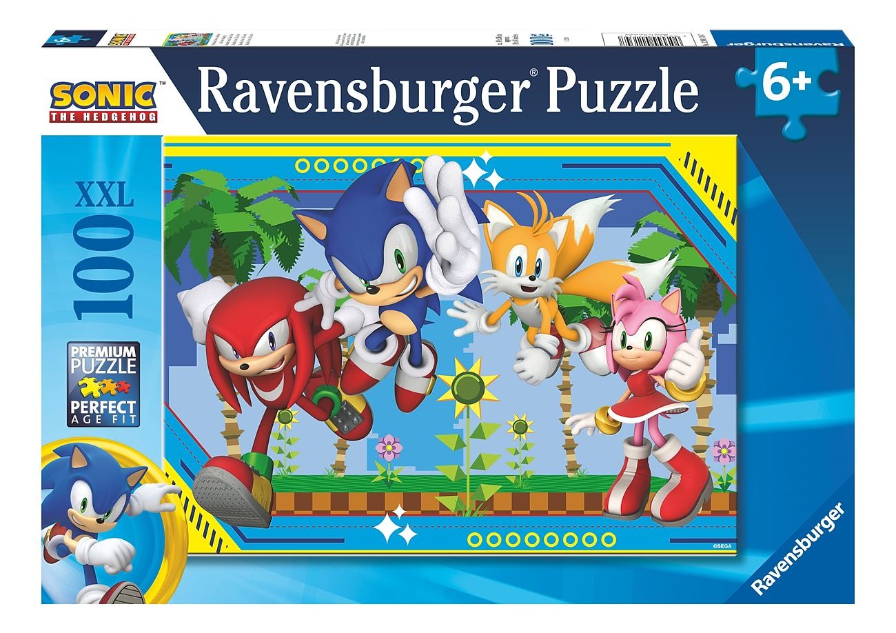 Puzzle 100 piese - Ariciul sonic | Ravensburger - 1 | YEO