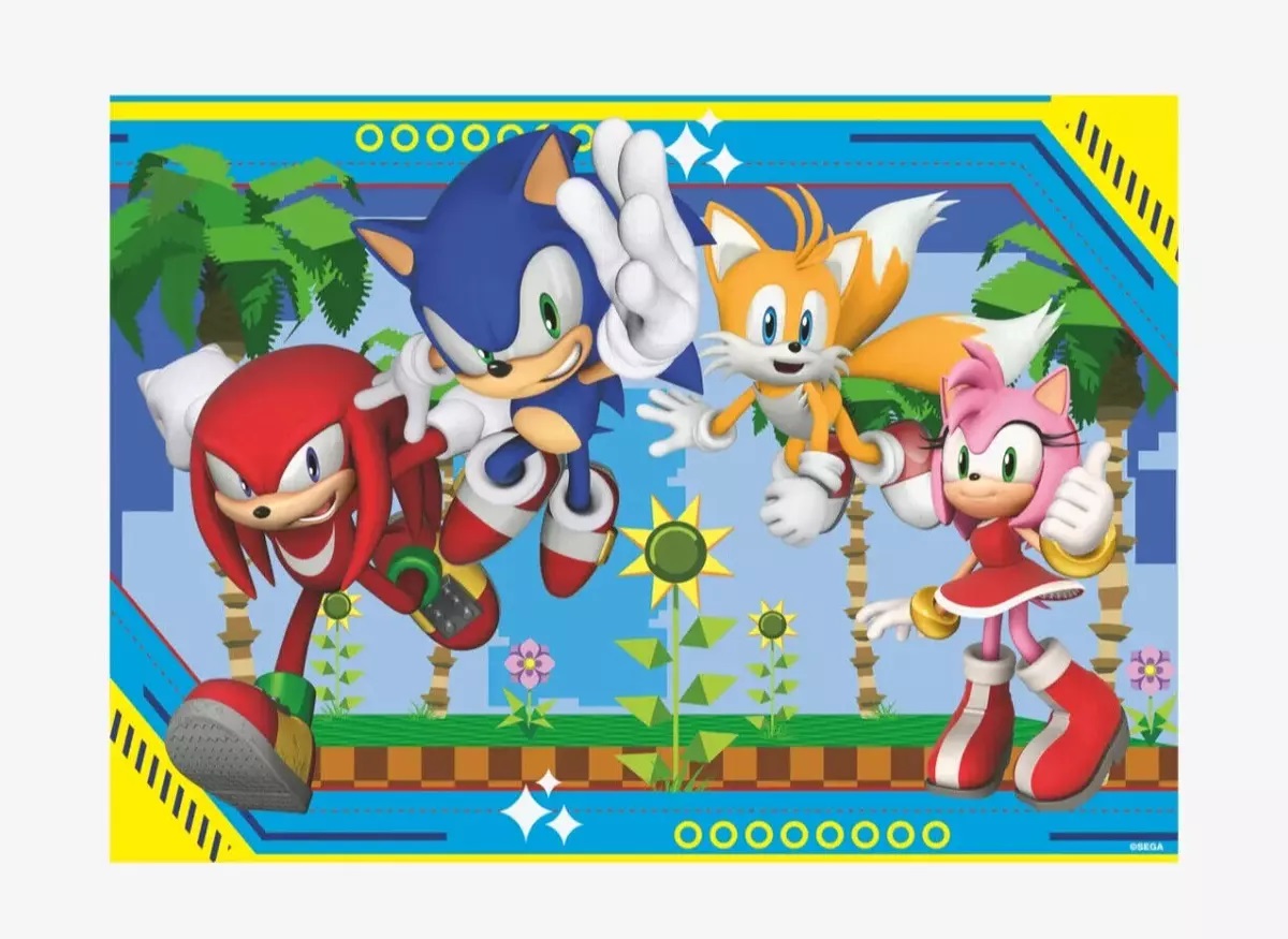 Puzzle 100 piese - Ariciul sonic | Ravensburger