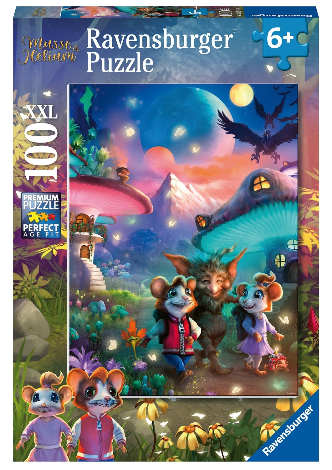 Puzzle 100 piese - Orasul ciuperca | Ravensburger - 1 | YEO