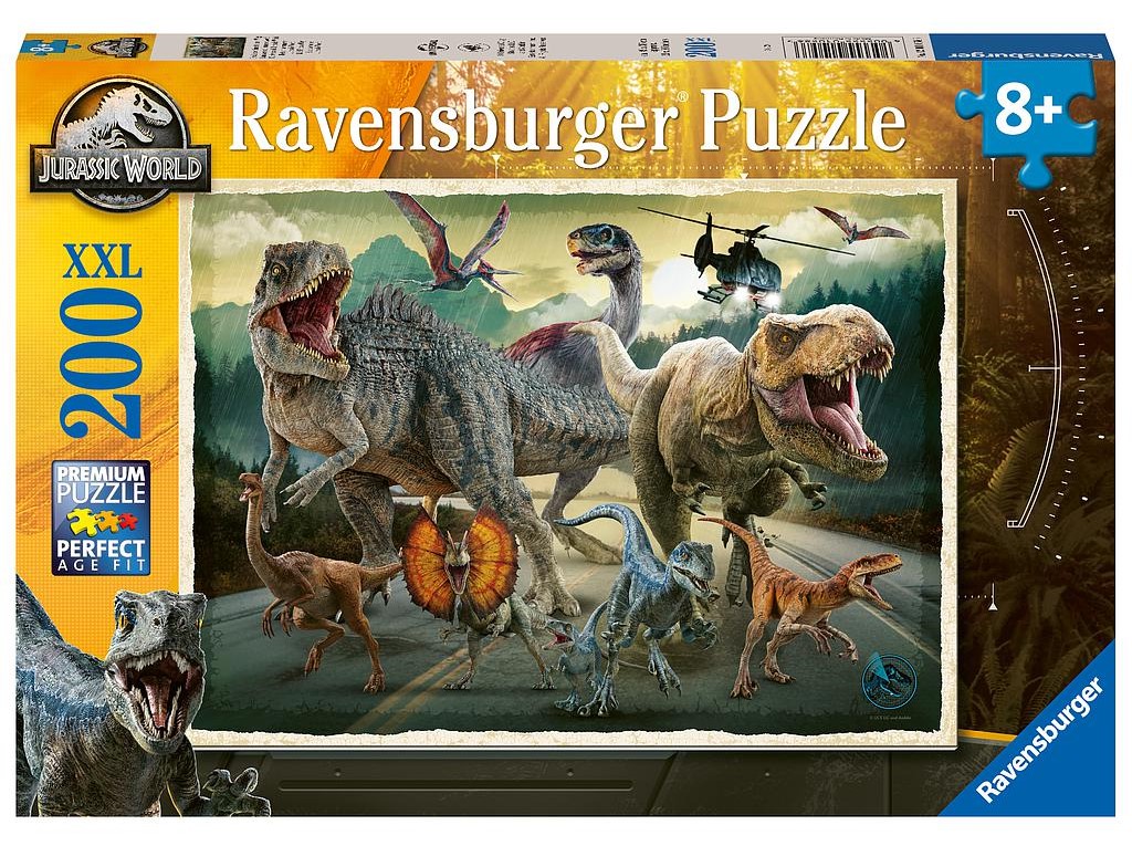 Puzzle 200 piese - Jurassic World | Ravensburger - 1 | YEO