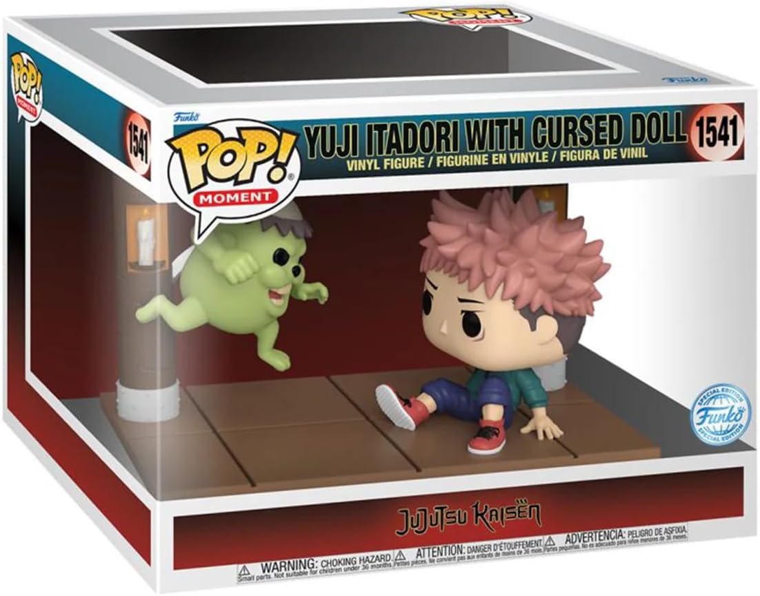 Figurina - Pop! Moment Jujutsu Kaisen: Yuji Itadori with Cursed Doll | Funko - 1 | YEO