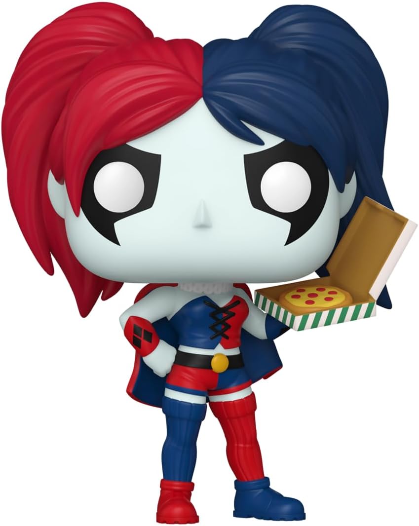 Figurina - Pop! Harley Quinn: Harley Quinn (with Pizza) | Funko