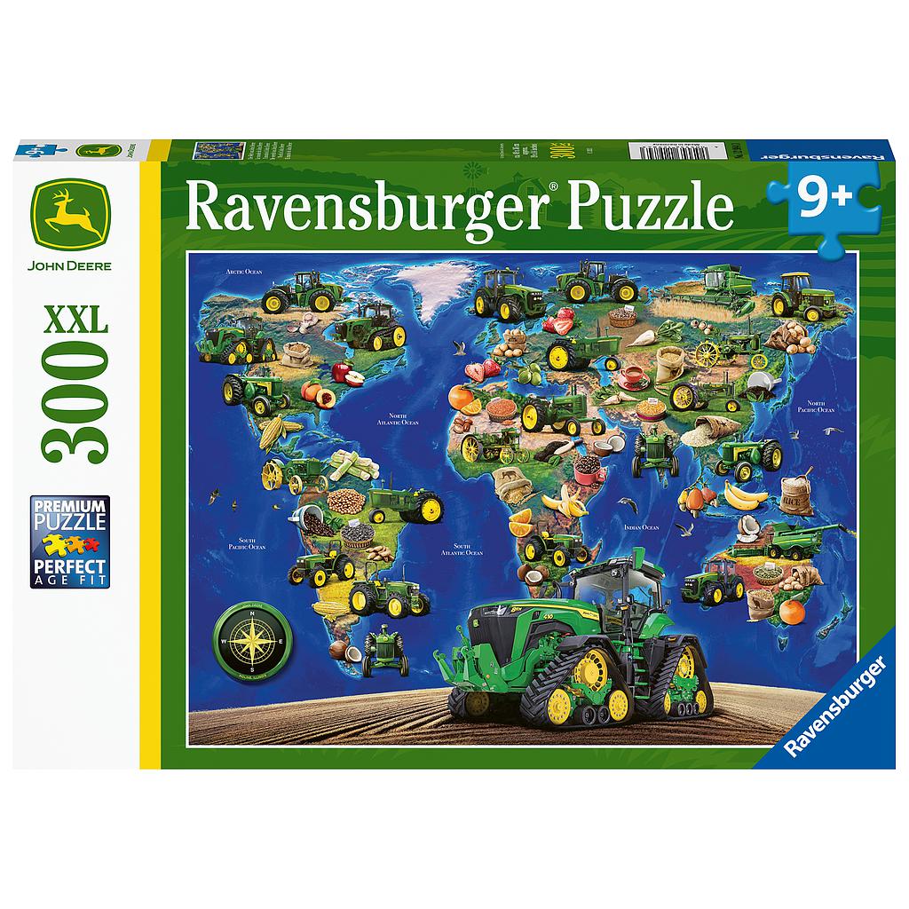 Puzzle 300 piese - Harta John Deere | Ravensburger